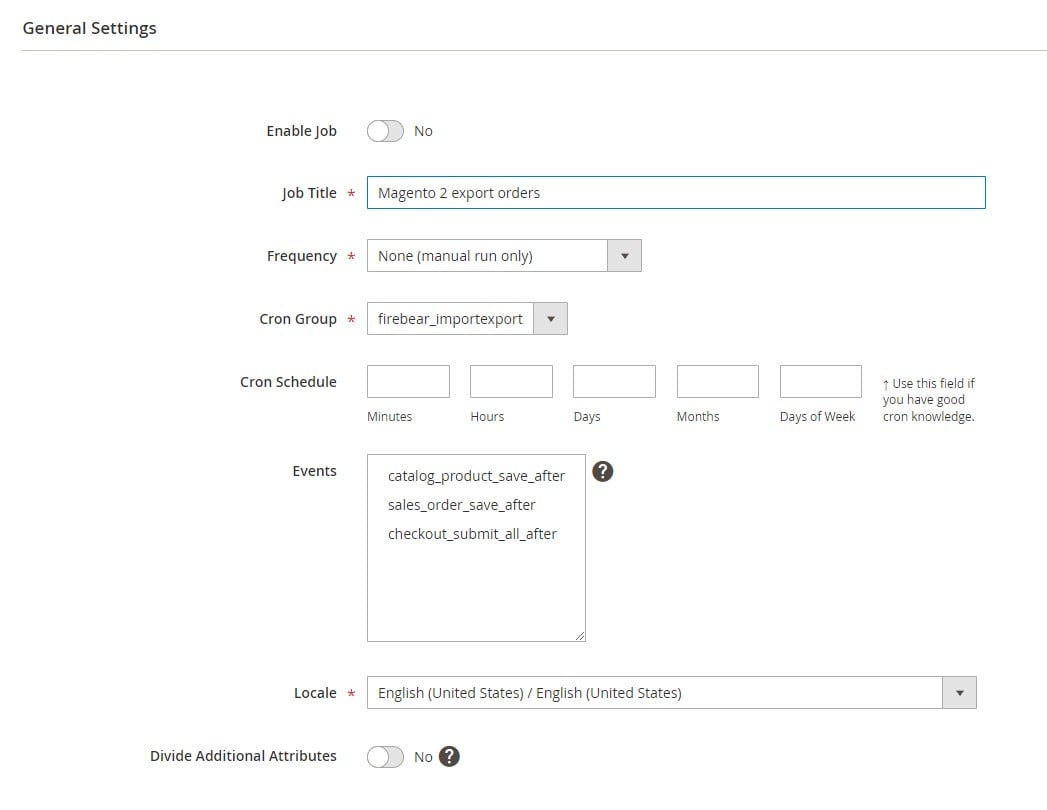 magento xml order export: automation