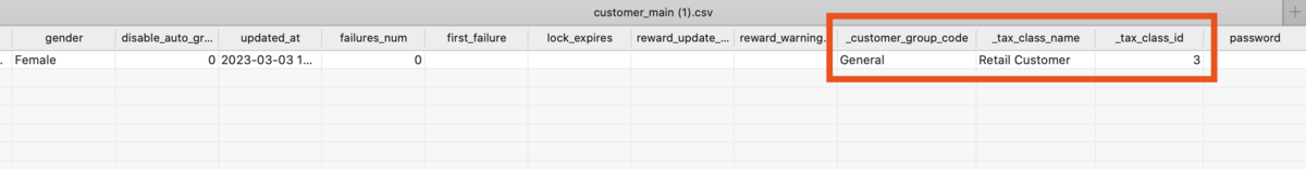 additional customer attributes in Customers main file
