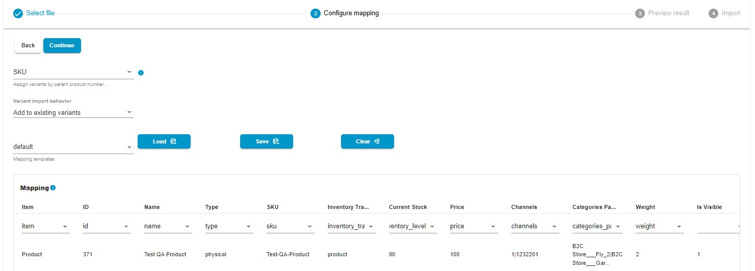 BigCommerce FTP Import