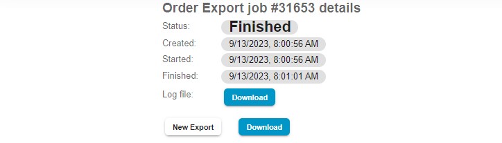 scheduled Shopware 6 export