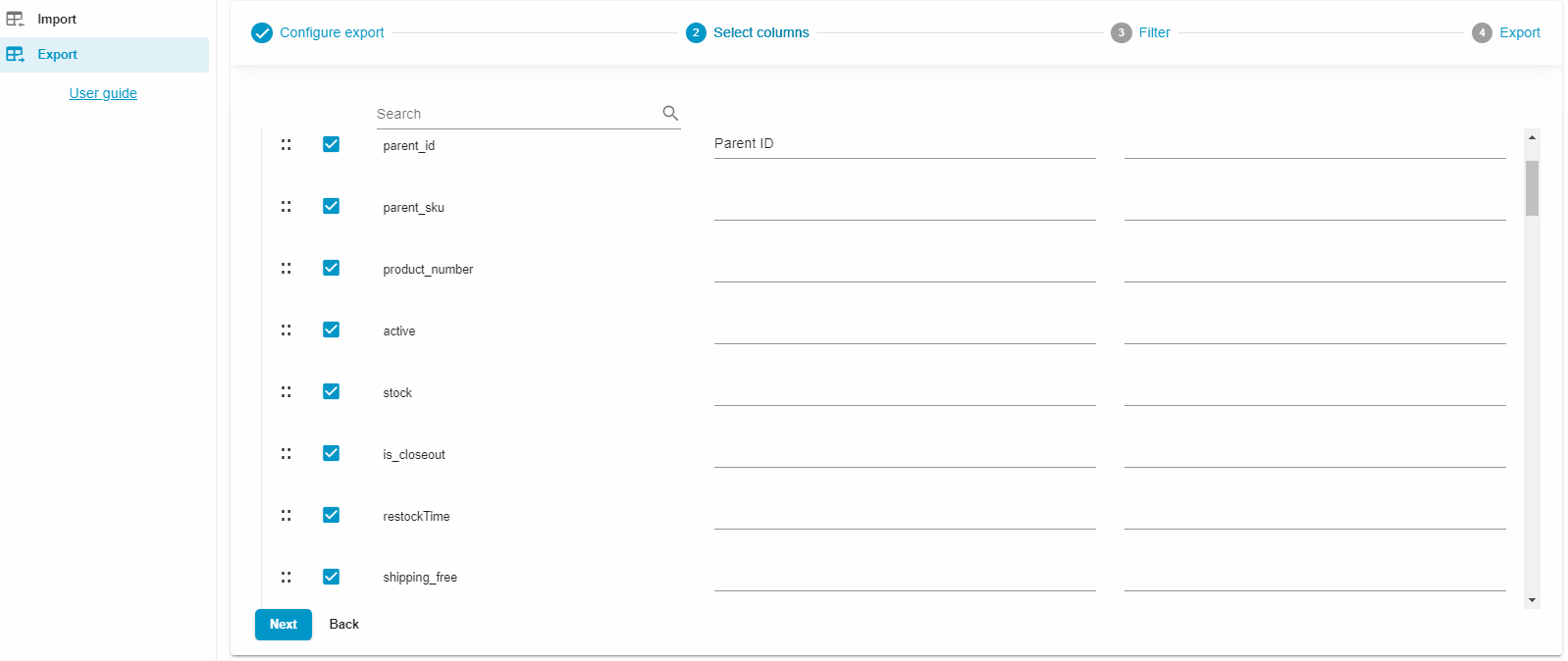 how to add default values in shopware