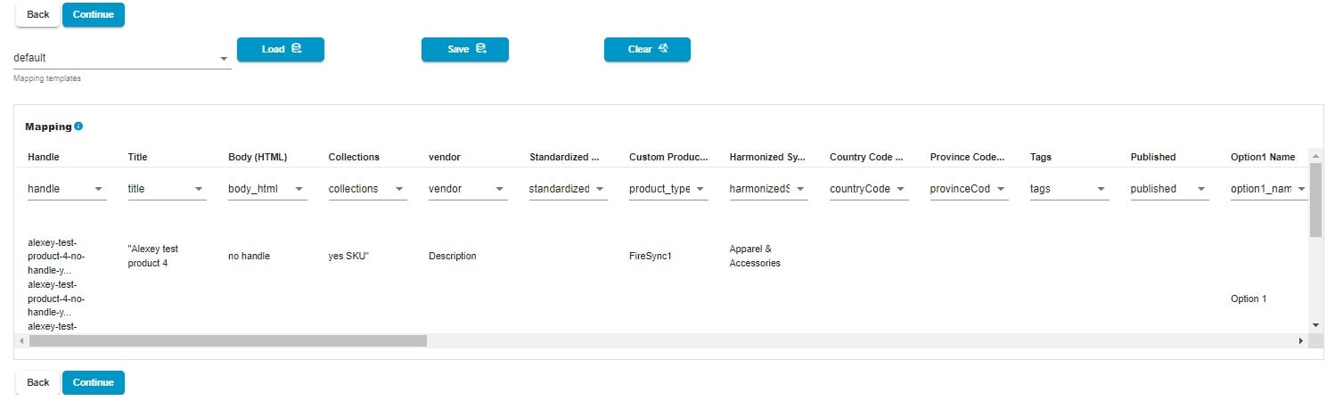 Import Shopify Metafields: configure mapping