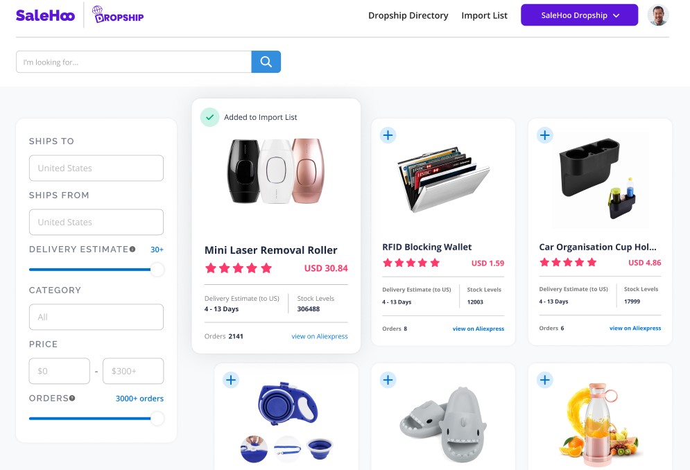 SaleHoo Dropship for Shopify