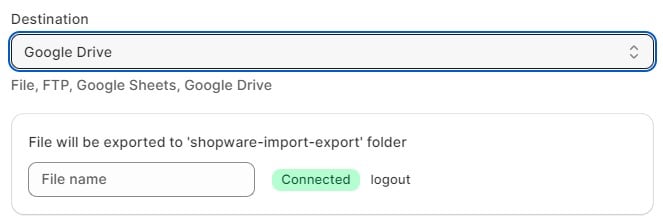 best dropshipping suppliers for shopify: export to Google Drive