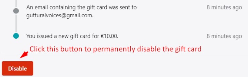 How to disable Shopify gift cards