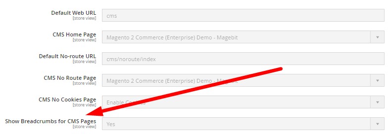 Magento 2 Breadcrumbs SEO configuration