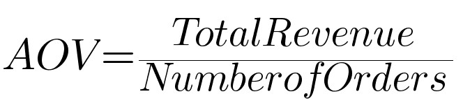 formula to calculate aov