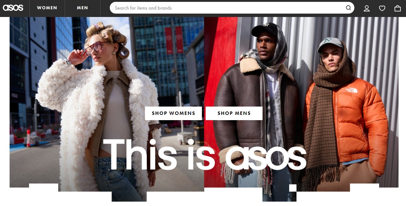 ASOS website