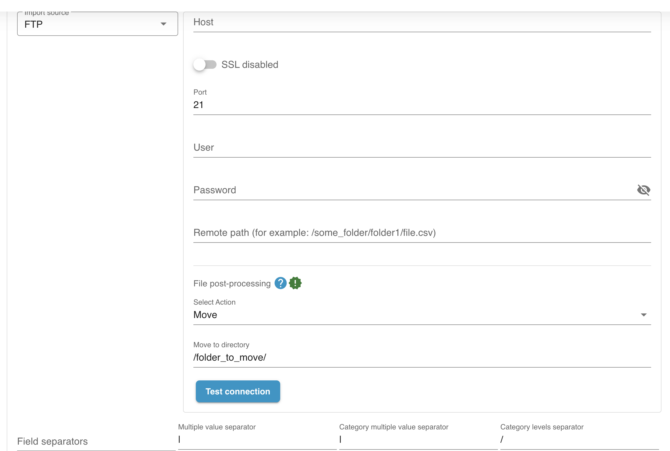 Automated Post-Processing Of Import Files move - feature of Improved Import, Export & Mass Actions Shopware 6 Extension