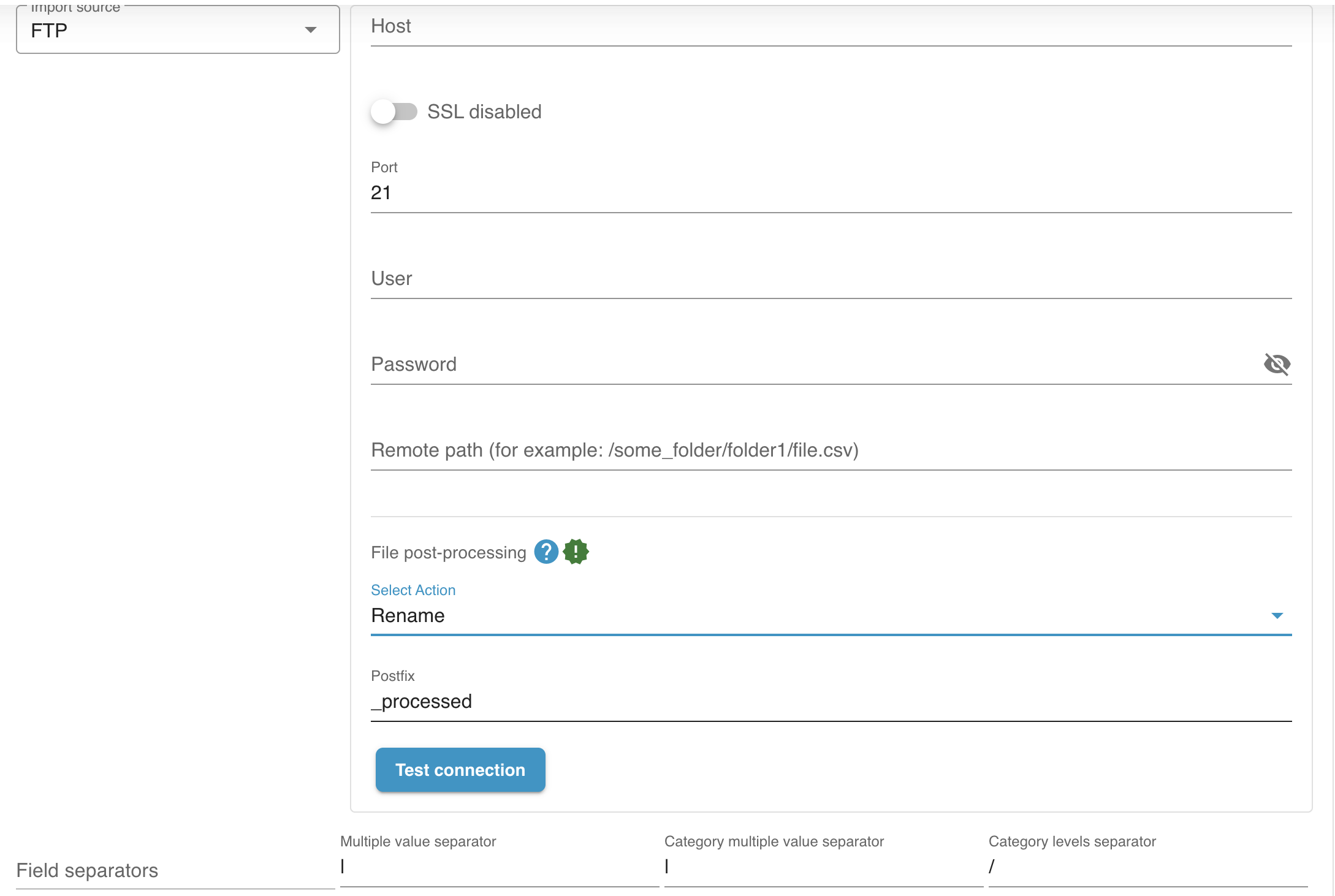 Automated Post-Processing Of Import Files rename - feature of Improved Import, Export & Mass Actions Shopware 6 Extension