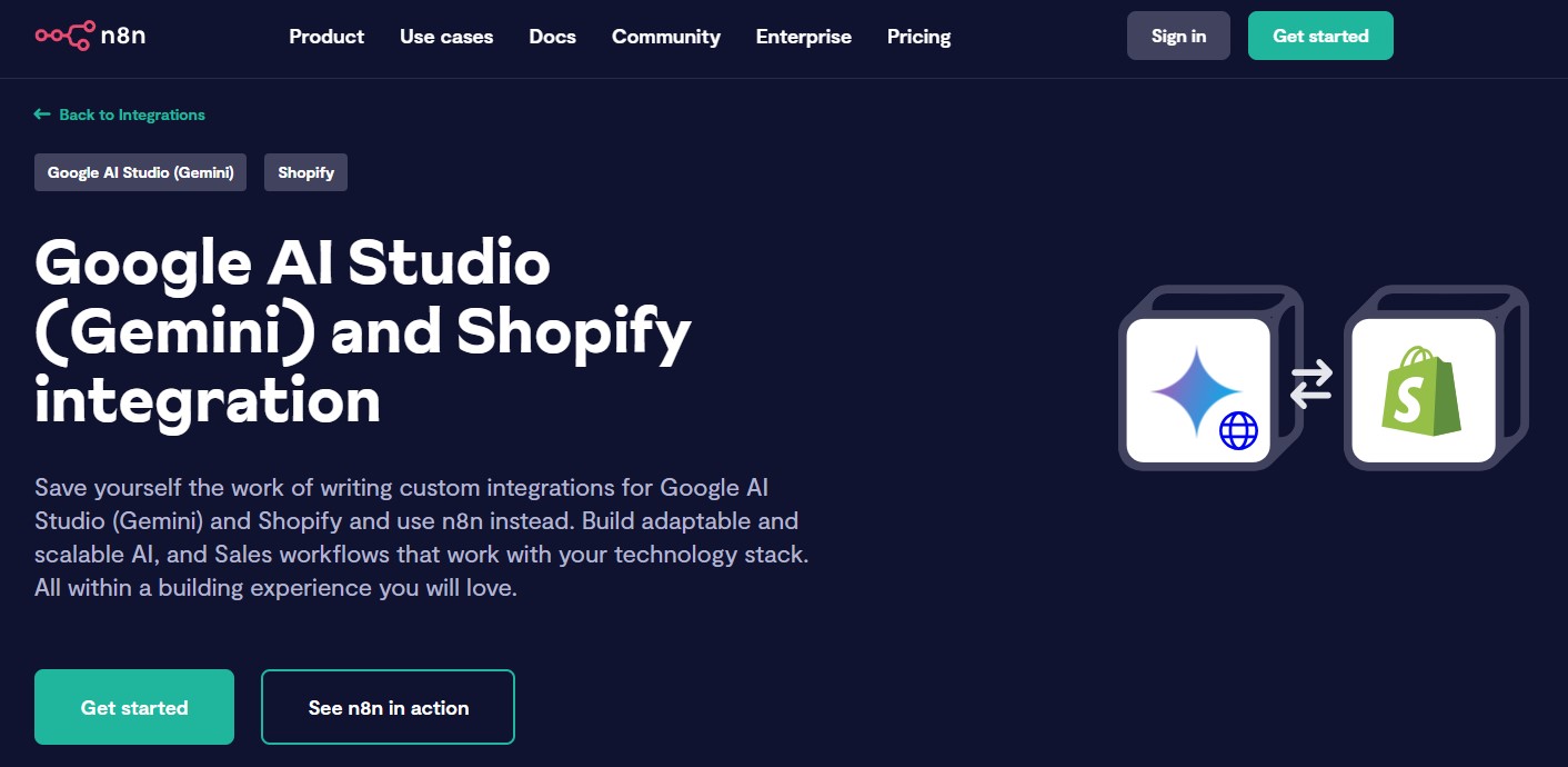 Google AI Gemini Shopify integration