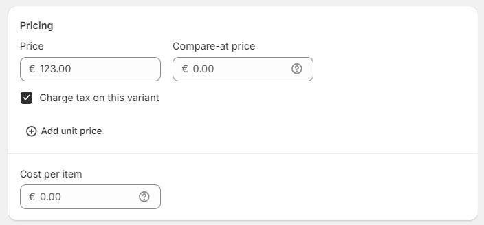 MAP compliance minimum advertised price in Shopify per product