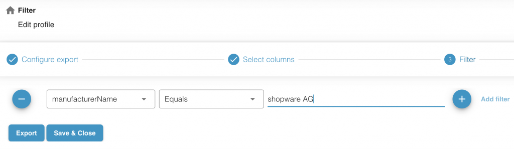Shopware 6 Export Advanced Price Filter | FireBear