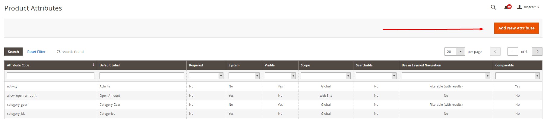 add new attribute in Magento to add UPC field