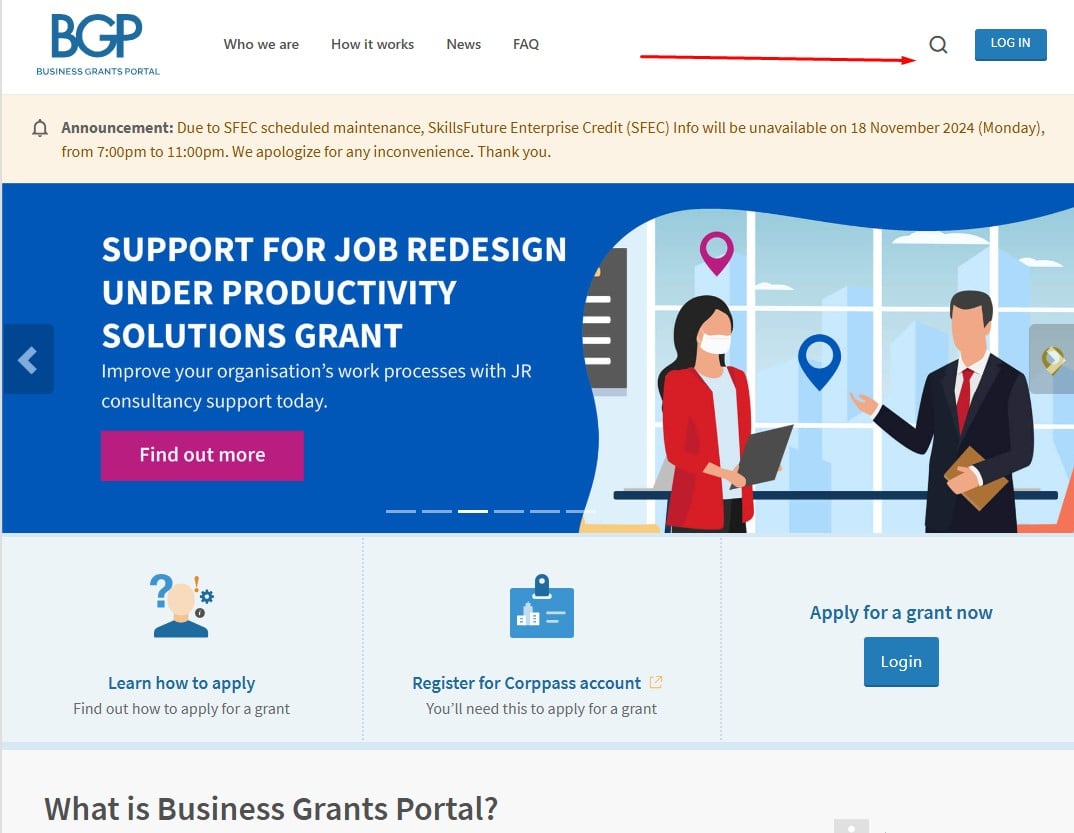 Business Grants Portal to apply for PSG ecommerce grant