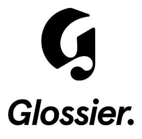 glossier logo design