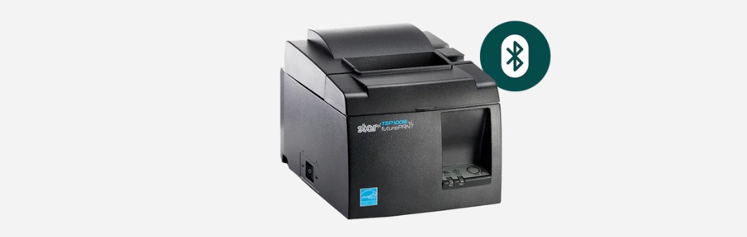 Star Micronics Bluetooth receipt printer for Shopify POS, enabling quick and efficient receipt printing for seamless in-store transactions