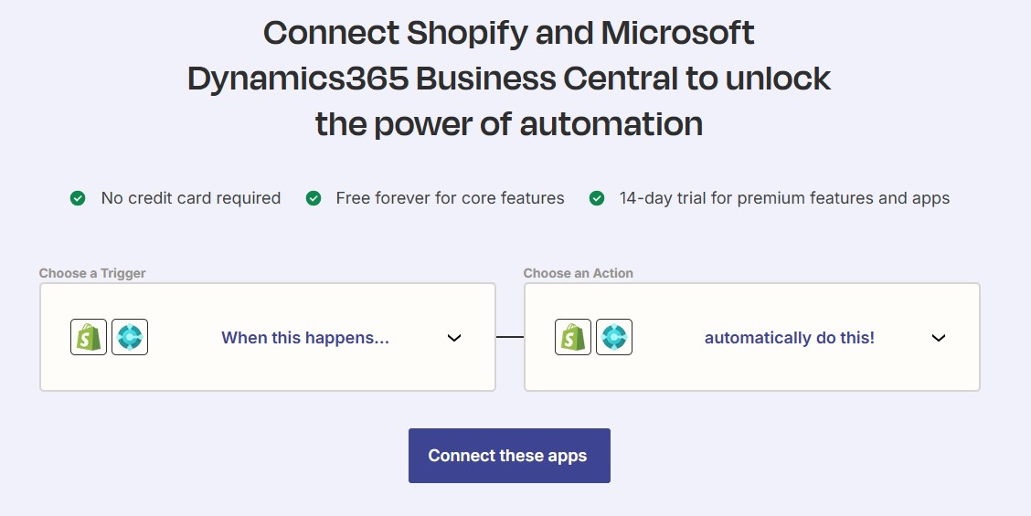 Streamline operations with iPaaS Shopify ERP integration using Zapier for automation and seamless connectivity between Shopify and Microsoft Dynamics 365