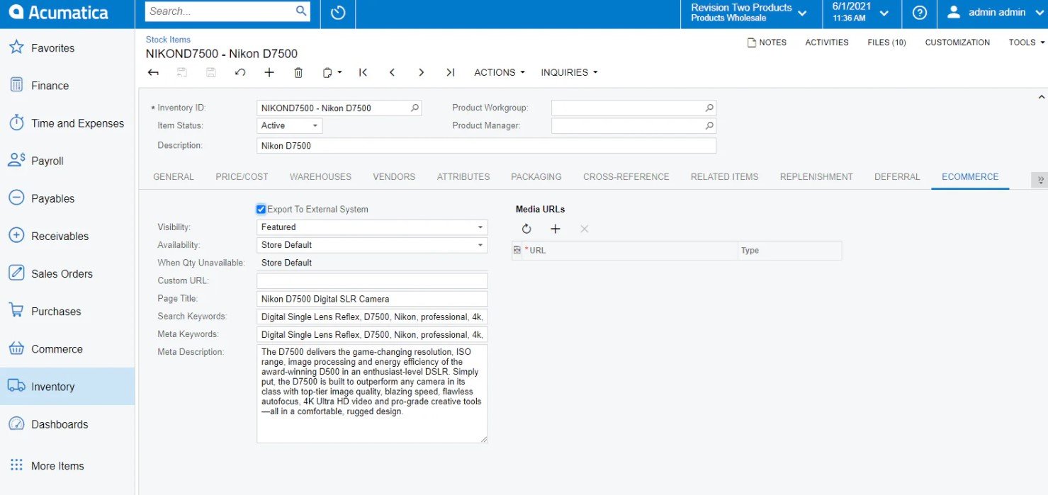 Improve inventory management with Acumatica ERP integrated with Shopify, featuring real-time stock tracking and streamlined order fulfillment.