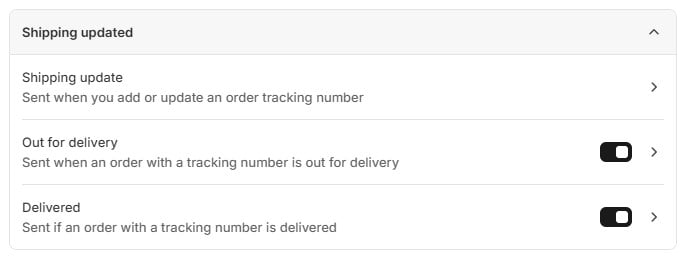 Automating Shopify order tracking: Shipping update notifications for order fulfillment and delivery.