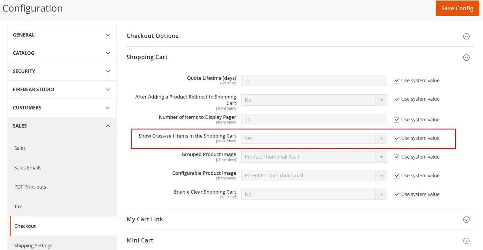 how to enable cross-sell display if Magento 2 cross-sell products not showing in a shopping cart