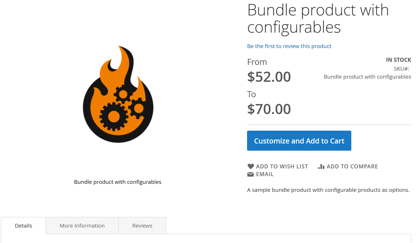 Magento 2 configurable product in bundle